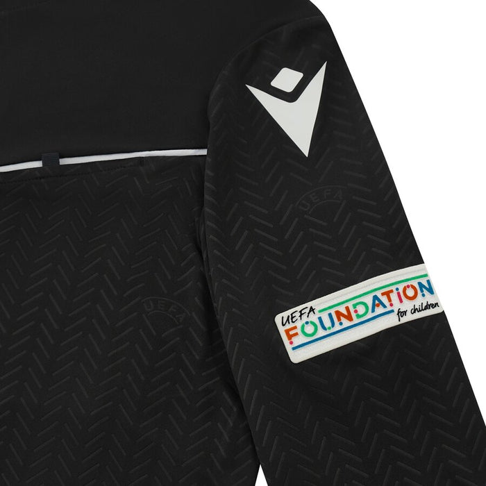 UEFA 2023/25 referee shirt black