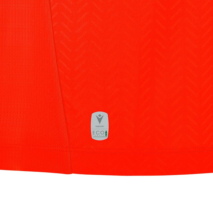 Macron Referee Shirt Ponnet Eco - Neon Red - Long Sleeves